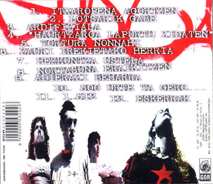 Berri Txarrak – Berri Txarrak - CD - Digipak - 1997 - GOR – G-553 CD