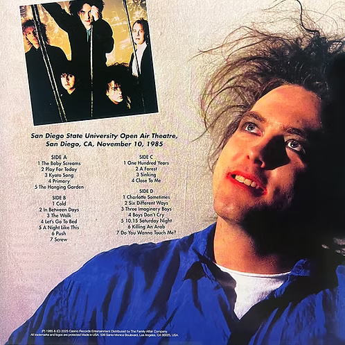 THE CURE 2xLP Do You Wanna Touch Me? (Turquoise Coloured Vinyl) 400 Numbered