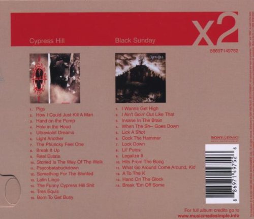 Cypress Hill – Cypress Hill / Black Sunday - 2xCD - Digipak - Muy Buen Estado / Very Good Condition (M- / VG+)