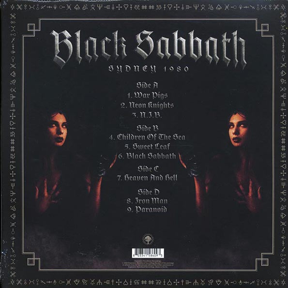 Black Sabbath – Sydney 1980 - 2xLP - Gatefold Sleeve