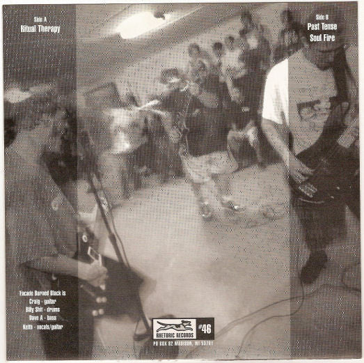 Facade Burned Black – Who Will Save The Unwanted - 7" - 1997 - Rhetoric Records – #46 - Vinilo Como Nuevo / Portada Como Nueva (M-/M-).