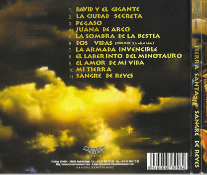 Tierra Santa – Sangre De Reyes - CD - Digipak - 2001 - Locomotive Music – LM 080