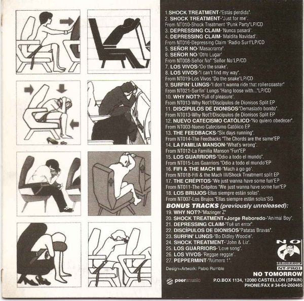 Sálvese Quien Pueda - CD, Compilation, Cardboard Sleeve - 1996 - No Tomorrow – NT-PR01