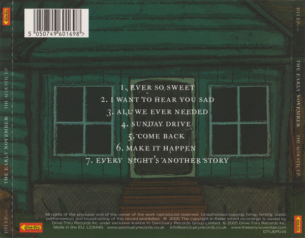 The Early November – The Acoustic EP - CD - 2005 - Drive-Thru Records – DTUEP016 - Como Nuevo / Like New (M- / M-)