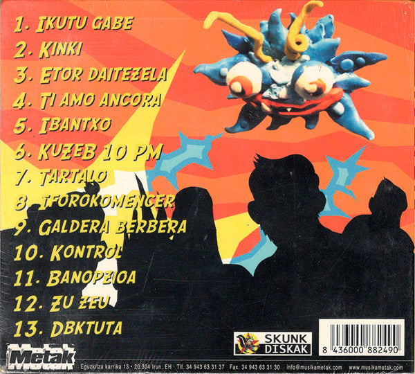 Skunk – Kinki - CD - Digipak - 2002 - Metak – M019CD, Skunk Diskak – M019CD - NUEVO - PRECINTADO / NEW - SEALED.