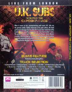 U.K. Subs ‎– Live From The Camden Palace - DVD - 2012 - The Store For Music ‎– SFMDVD122