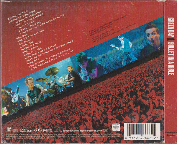 Green Day – Bullet In A Bible - CD+DVD - Como Nuevo / Like New (M- / M-)