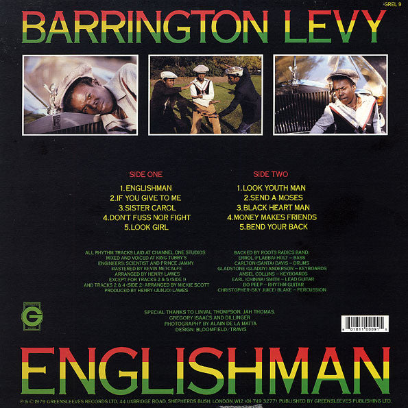 Barrington Levy – Englishman - LP
