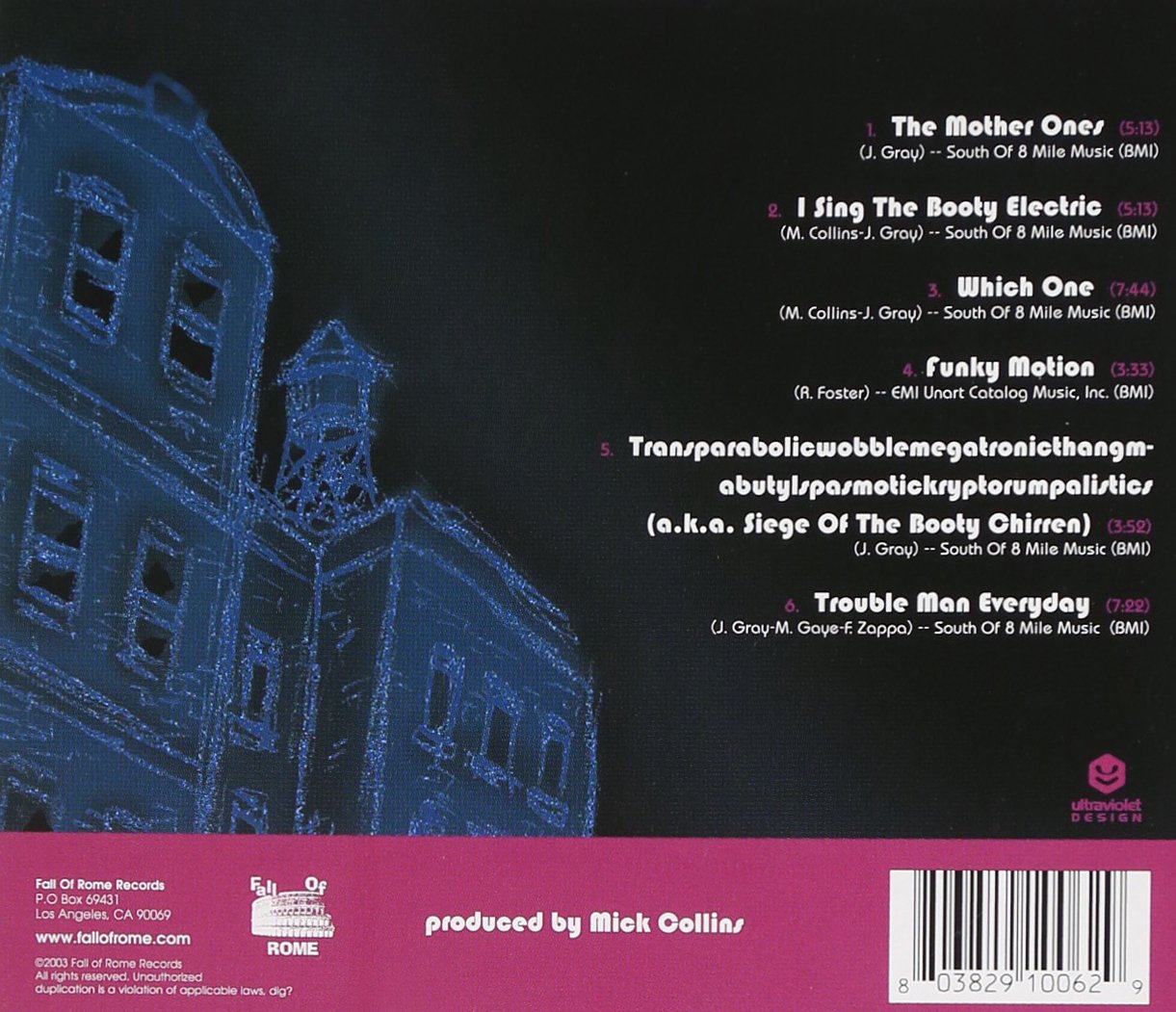 Voltaire Brothers – I Sing The Booty Electric - CD - CD Muy Buen Estado / Portada Como Nueva (VG+/M-)