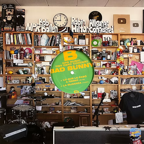 BAD BUNNY LP NPR Music Tiny Desk Concert (Green Marbled Coloured Vinyl)