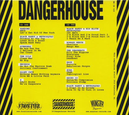 Dangerhouse: Complete Singles Collected 1977-1979 - 2xCD - 2013 - Munster Records – MR CD 325, Frontier Records, Dangerhouse