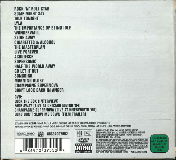 Oasis – Stop The Clocks - 2xCD + DVD - CDs y DVD Como Nuevos / Portada Como Nueva (M-/M-)