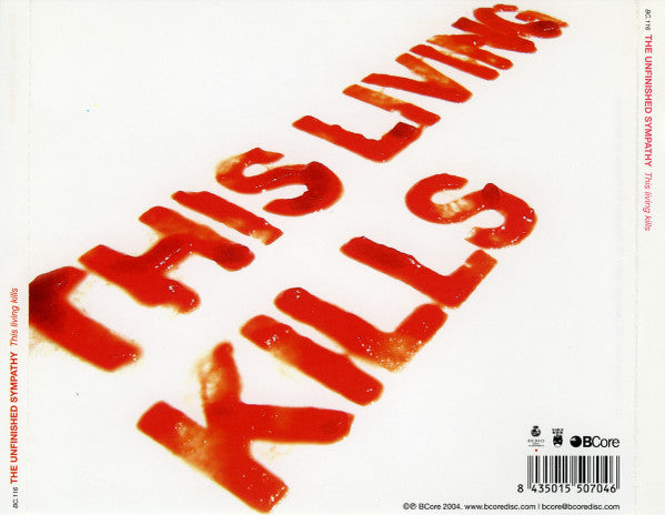 The Unfinished Sympathy – This Living Kills - CD - NUEVO - PRECINTADO / NEW – SEALED.