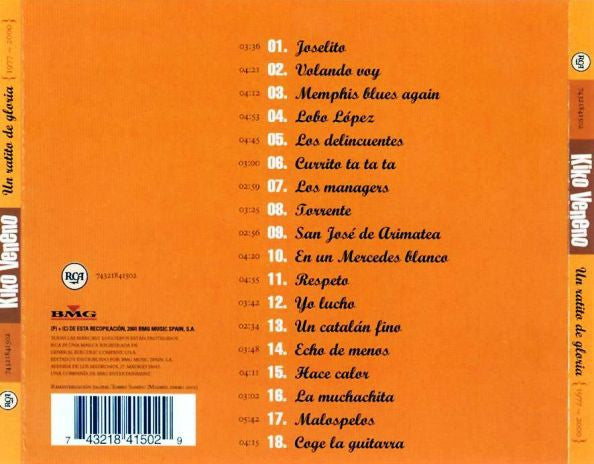 Kiko Veneno – Un Ratito De Gloria (1977-2000) - CD - NUEVO - PRECINTADO / NEW - SEALED.