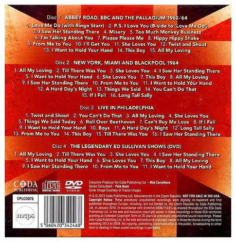 BEATLES 3xCD+DVD The Best Of The Beatles 1962-'64