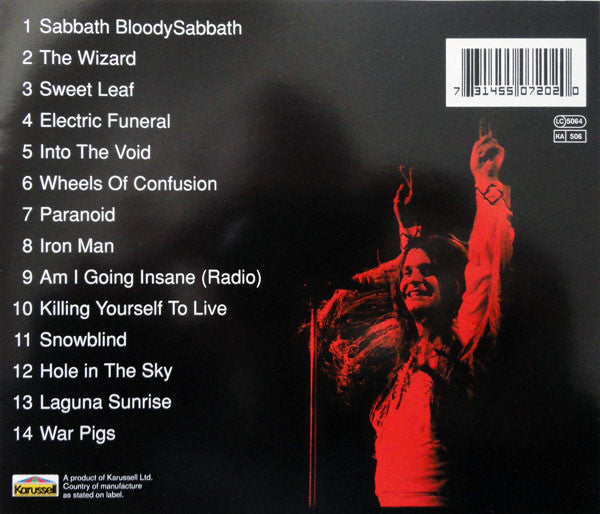 Black Sabbath – Iron Man - CD - Nuevo sin usar pero no precintado / New unplayed but not sealed.