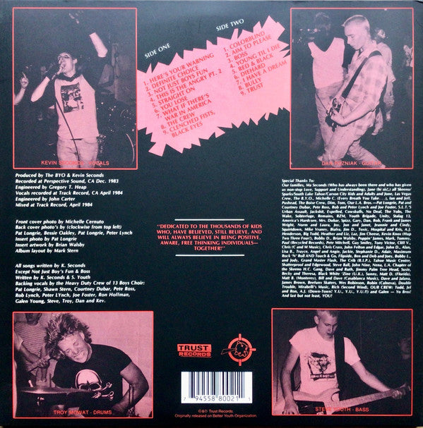7 Seconds ‎– The Crew - LP - Red and Black Galaxy, Gatefold - 2021 - Trust Records ‎– TR002