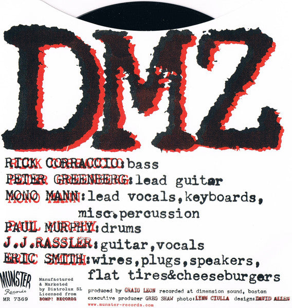 DMZ - Lift Up Your Hood (7", EP, RE)
