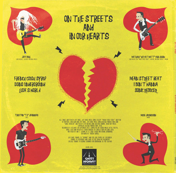 Jeff Dahl & "Demons" - On The Streets And In Our Hearts (12", MiniAlbum)