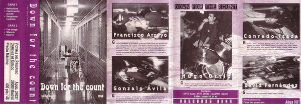 Down For The Count – Reflections - Cassette - 1996 - Víctimas Del Progreso - Crímenes De Estado