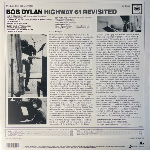 Bob Dylan - Highway 61 Revisited - LP - Color