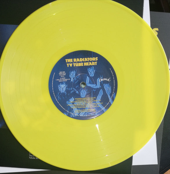 The Radiators From Space - TV Tube Heart (10", Album, Ltd, RE, Amarillo / Yellow)
