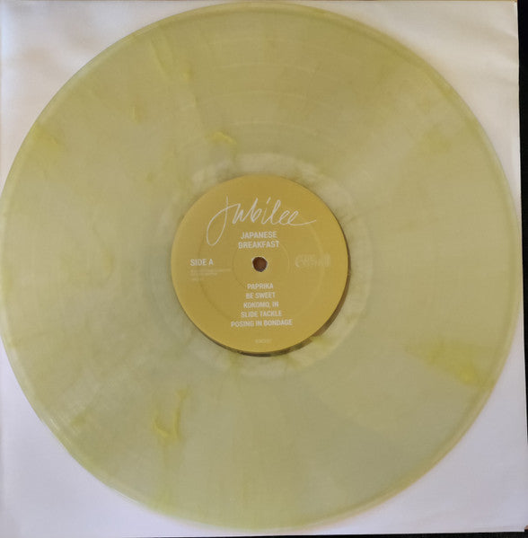 Japanese Breakfast – Jubilee - LP - Clear With Yellow Swirl - 2021 - Dead Oceans – DOC225 - Nuevo sin usar pero no precintado / New and unplayed but not sealed.