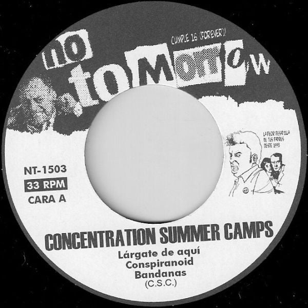 Muletrain / C.S.C. – Muletrain / Concentration Summer Camps - 7" - 2009 - No Tomorrow – NT-1503