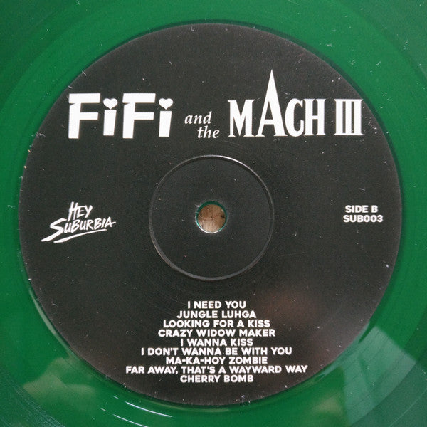 Fifi And The Mach III - Attack The Zombies (LP, Album, Ltd, RE, Green Translucent)