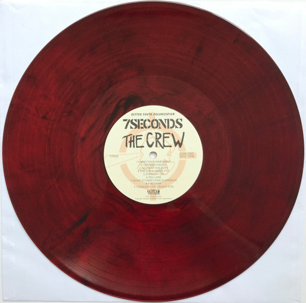 7 Seconds ‎– The Crew - LP - Red and Black Galaxy, Gatefold - 2021 - Trust Records ‎– TR002