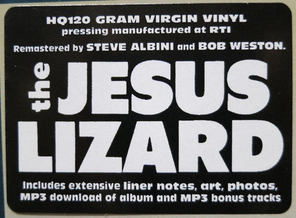 The Jesus Lizard ‎– Down - LP - 2009 - Touch And Go ‎– TG431