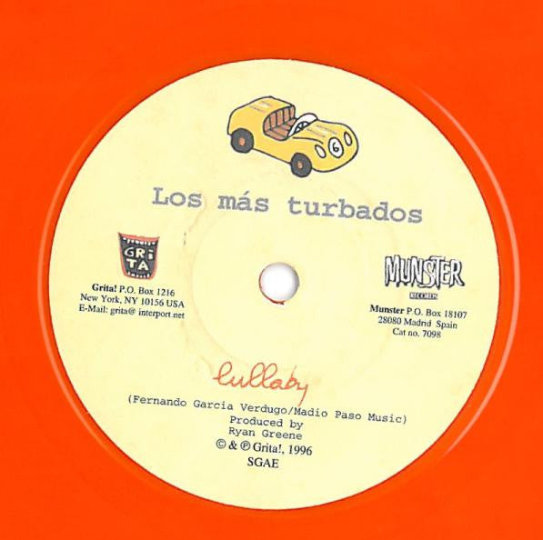 Los Más Turbados - Lullaby / Adiós A La Inocencia (7", Single, Naranja / Orange)