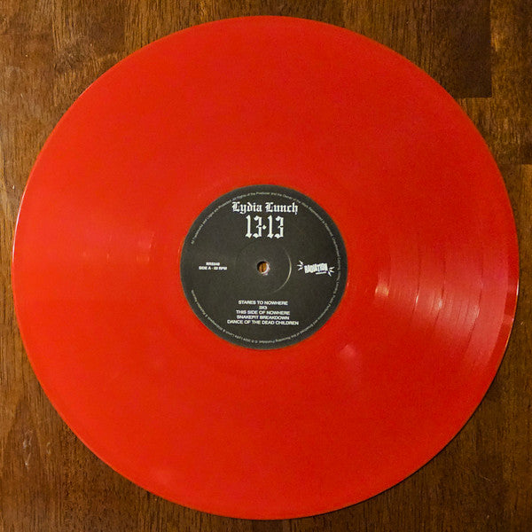 Lydia Lunch - 13.13 (LP, Album, RE, Rojo / Red)