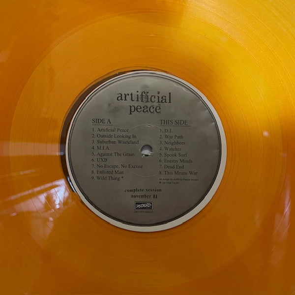 Artificial Peace - Complete Session November 81 (LP, Album, RE, Ora)