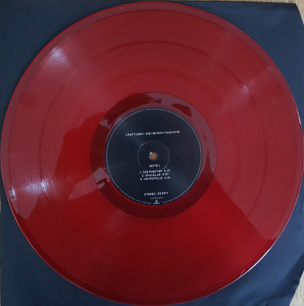 Kraftwerk – Die Mensch•Maschine - LP - Red Translucent - Kling Klang – 50999 6 99589 1 5, Parlophone – 50999 6 99589 1 5 - NUEVO / PRECINTADO - NEW / SEALED.