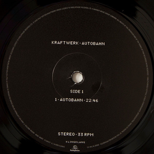 Kraftwerk – Autobahn - LP - 180 gr. - Kling Klang – 5099996601419, Parlophone – 5099996601419 - Nuevo sin usar pero no precintado / New unplayed but not sealed.