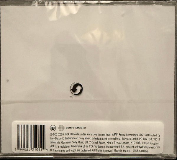 A$AP Rocky, Tim Burton - Don't Be Dumb - CD