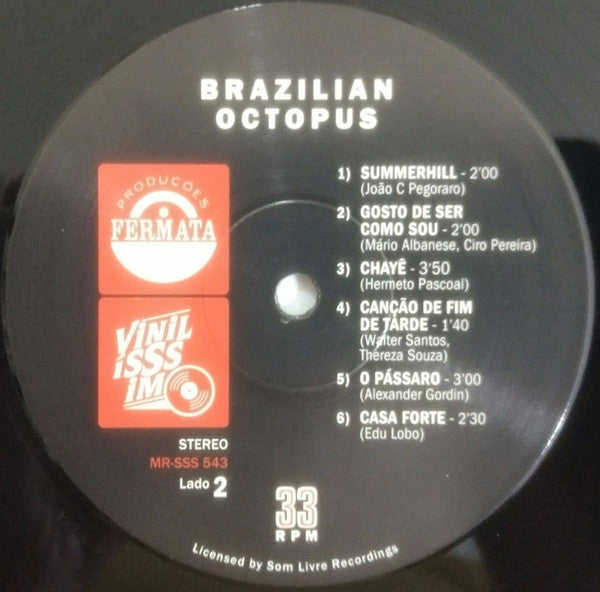 Brazilian Octopus – Brazilian Octopus - LP - 180 gr. - 2017 - ViNiLiSSSiMO – MR-SSS 543 - NUEVO / PRECINTADO - NEW / SEALED.