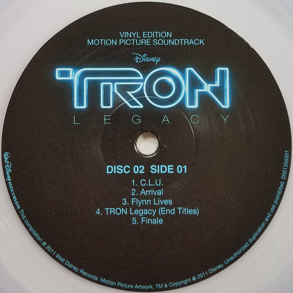 Daft Punk – TRON: Legacy (Vinyl Edition Motion Picture Soundtrack) - 2xLP - Blue Transparent and Clear