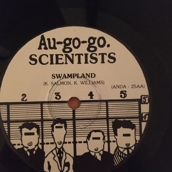 Scientists – This Is My Happy Hour / Swampland - 7" - 1st Press, Red Lettering - 1982 - Au Go Go – ANDA 25 - Vinilo Como Nuevo / Portada Como Nueva (M-/M-)