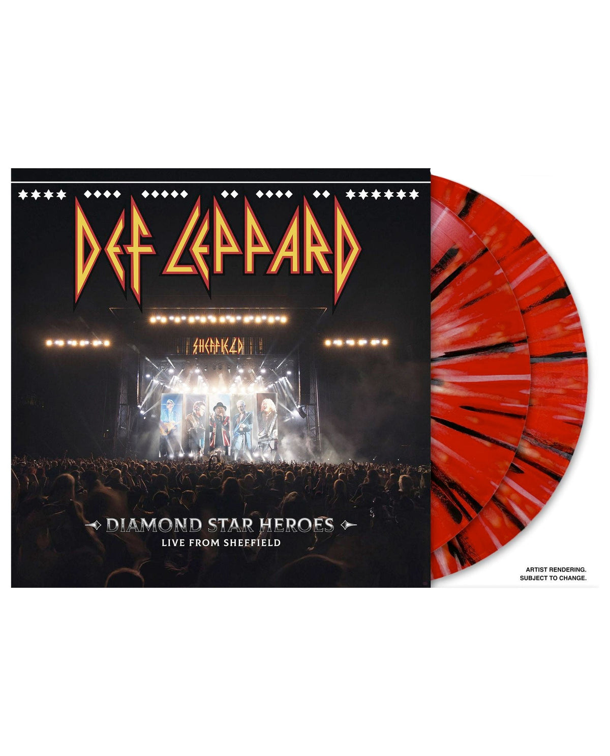 Def Leppard - Diamond Star Heroes Live From Sheffield - LP - Color