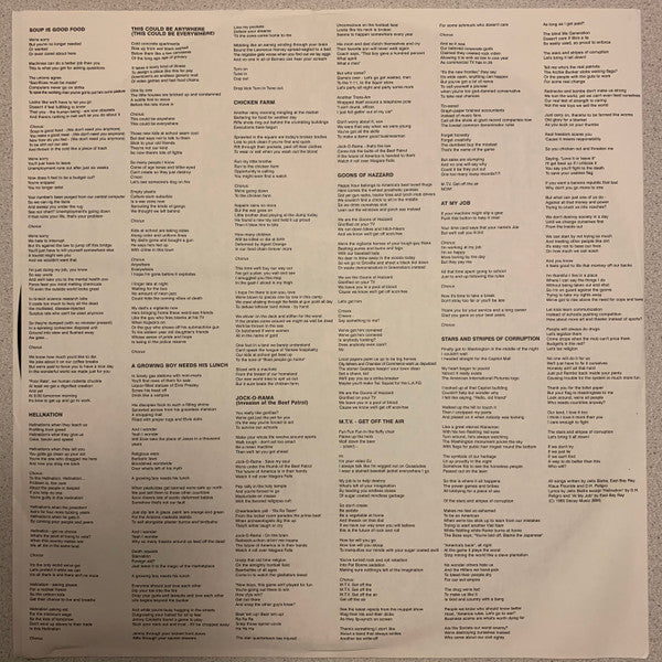 Dead Kennedys – Frankenchrist - LP - Includes Original Inner Sleeve With Lirycs - 2001 - Manifesto – MFO 42902 - Vinilo Como Nuevo (M-) / Portada Como Nueva (M-)