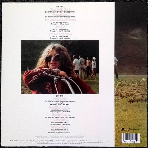 Janis Joplin - Janis Joplin’s Greatest Hits - LP