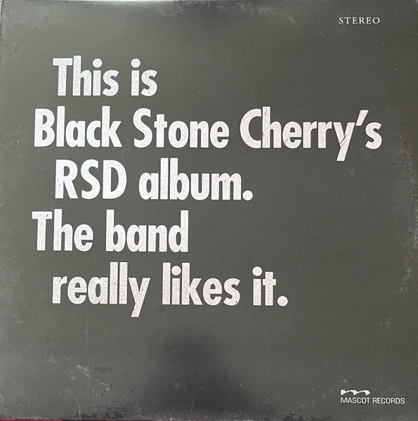 Black Stone Cherry - This Is Black Stone Cherry's RSD Album. The Band Really Likes It. - LP - Color