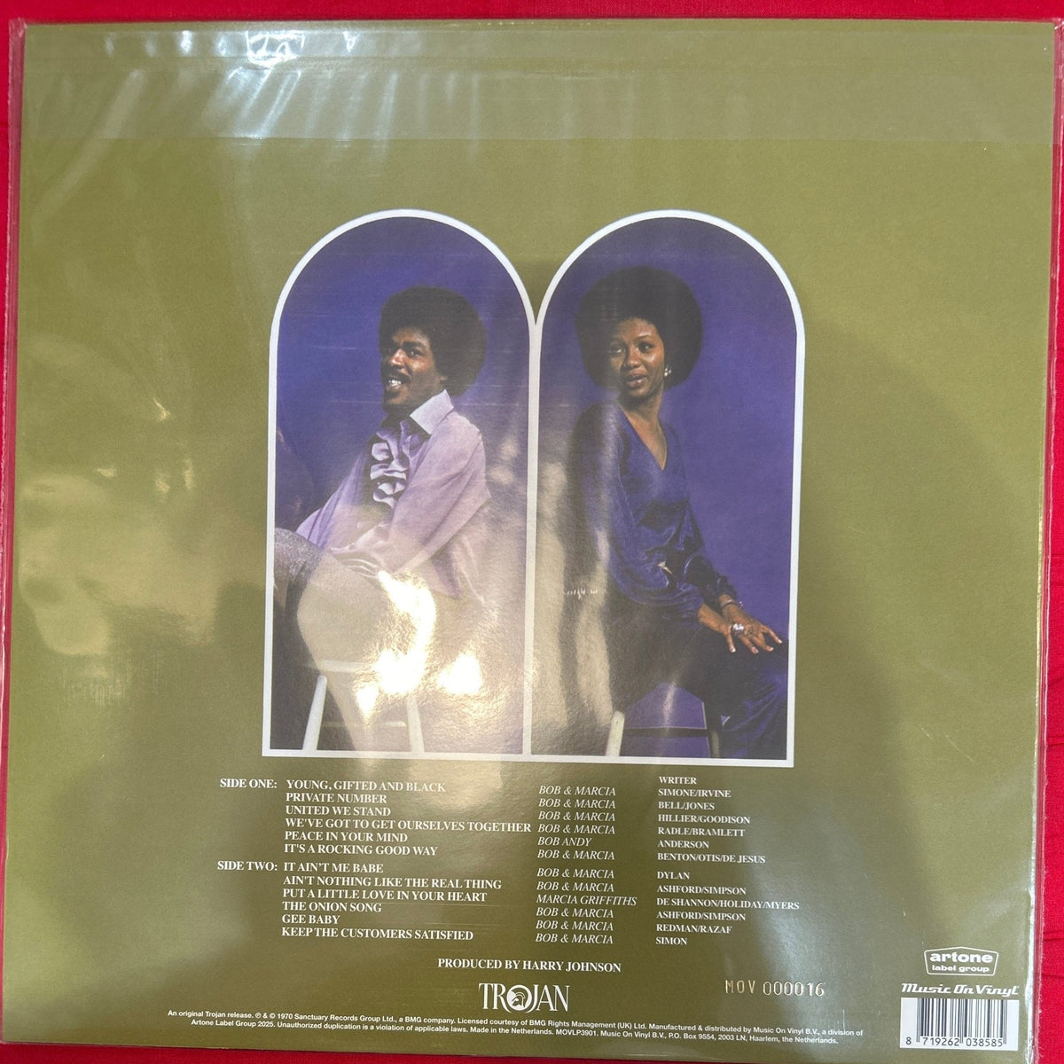 Bob Andy & Marcia Griffiths - Young Gifted And Black - LP - Color