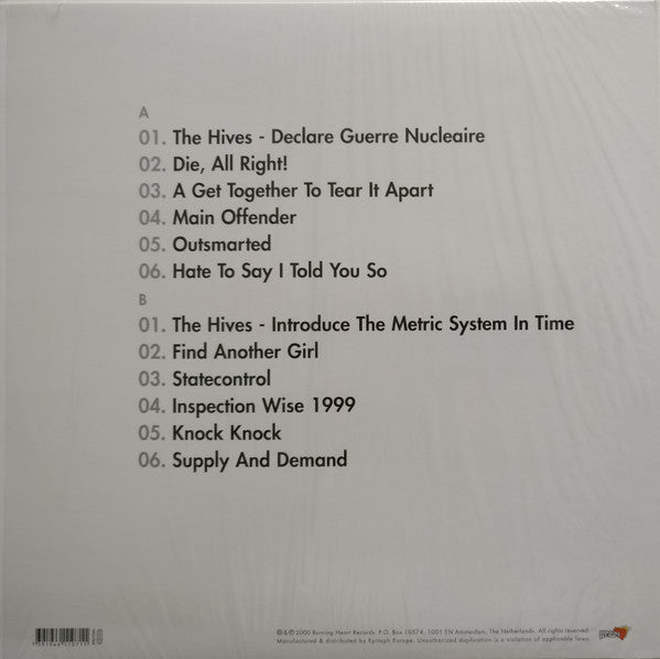 The Hives - Veni Vidi Vicious - LP