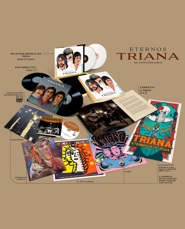 Triana - Eternos Triana - 4xLP + DVD - Box Set - Color