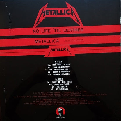 Metallica - No Life 'Til Leather & Megaforce Demo - LP