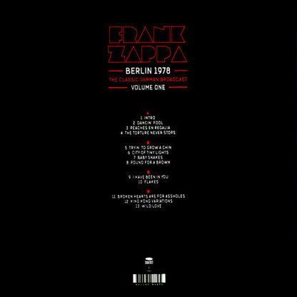 Frank Zappa - Berlin 1978 Volume One - 2xLP
