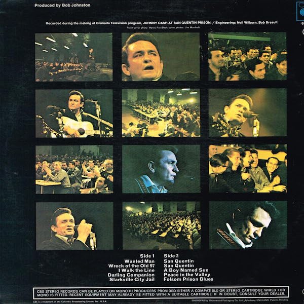 Johnny Cash - At San Quentin - LP